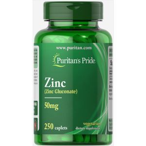 Puritan's Pride, Zinc 50 mg 250