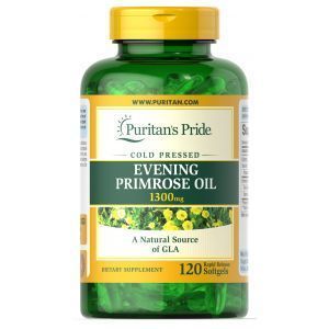 Puritan's Pride, Evening Primrose Oil 1300 mg with GLA 120 