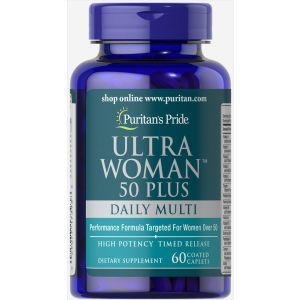 Ultra Woman Multi-Vitamin, Puritan's Pride, 60 kapslit