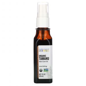 Масло таману, Tamanu Oil, Aura Cacia, питательное, органик, 30 мл