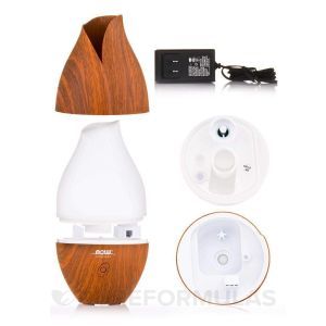 Диффузор ультразвуковой масляный деревянный (Wooden Ultrasonic Oil Diffuser), Now Foods, Solutions, 1 шт