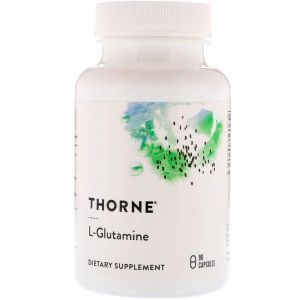 L-glutamiin, L-glutamiin, Thorne'i uuringud, 90 kapslit