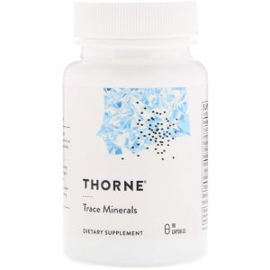 Микроэлементы, Trace Minerals, Thorne Research, 90 капсул