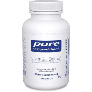 Очистка ЖКТ и печени, Liver-G.I. Detox, Pure Encapsulations, 120 капсул
