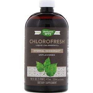 Жидкий хлорофилл, Liquid Chlorophyll, Nature's Way, 473,2 мл.