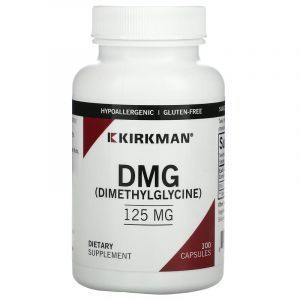 DMG (диметилглицин), Kirkman Labs, 125 мг, 100 капсул