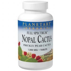 Нопал кактус, Planetary Herbals, 1000 мг, 120 таб.