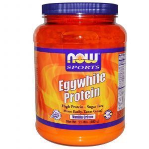 Яичный протеин, ваниль, Now Foods, 680 г