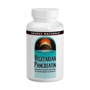 Растительный панкреатин, Source Naturals, 475 мг, 120