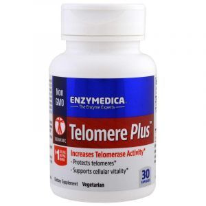 Защита теломер, Telomere Plus, Enzymedica, 30 капсул 