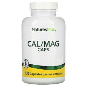 Кальций и магний, Cal/ Mag Caps, Nature's Plus, 180 капсул