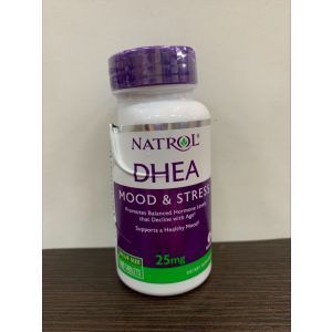 Дегидроэпиандростерон, DHEA, Natrol, 25 мг, 180 таблеток. Замятый один бок банки, помята немного этикетка. Пломба цела