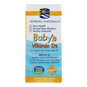 Витамин Д3 для маленьких детей, Vitamin D3, Nordic Naturals, 400 МЕ, 11 мл. (Default)