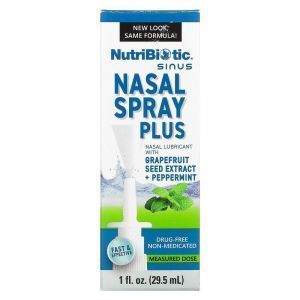 Спрей для носа, Nasal Spray Plus, NutriBiotic, 29,5 мл