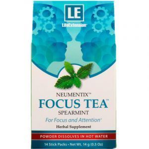 Травяной чай мята, Focus Tea, Spearmint, Life Extension, 14 п., 14 г 