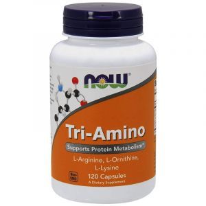 Аргинин, лизин и орнитин, Tri-Amino, Now Foods,120 капсул