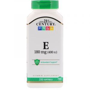 Витамин Е- 400, Vitamin E, 21st Century, 250 кап. (Default)