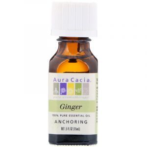 Эфирное масло имбиря (Oil Ginger), Aura Cacia, 15 мл (Default)