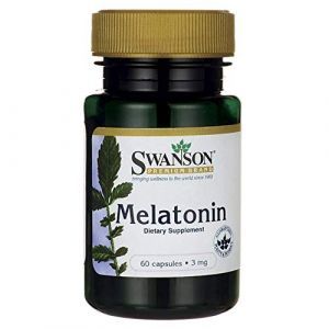 Мелатонин, Melatonin, Swanson, 3 мг, 60 капсул