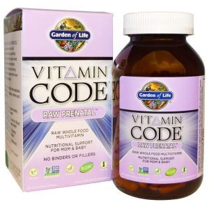 Сырые витамины для беременных, Raw Prenatal, Garden of Life, 180 капсул (Default)