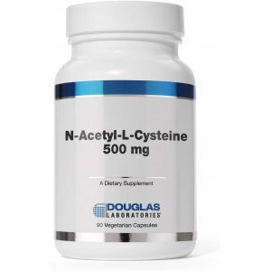 N-ацетил-L-цистеин, N-Acetyl-L-Cysteine, Douglas Laboratories, 500 мг., 90 капсул