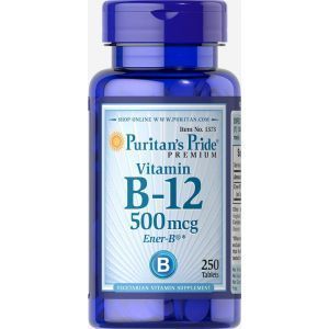 Puritan's Pride, Vitamin B-12 500 mcg 250