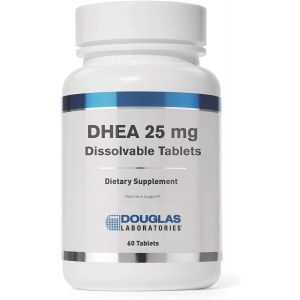 ДГЭА, микронизированный, DHEA, Douglas Laboratories, 25 мг, 60 таблеток