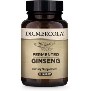 Корейский женьшень, Ginseng, Dr. Mercola, ферментированный, 30 капсул