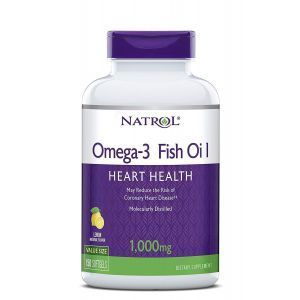 Рыбий жир в капсулах, Omega-3 Fish Oil, Natrol, 150 кап