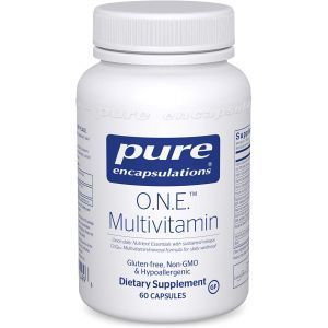 Мультивитамины и минералы, ONE Multivitamin, Pure Encapsulations, 1 в день, 60 капсул