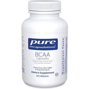 BCAA, puhtad kapslid, lihaste funktsioonide toetamine treeningu ajal, 90 kapslit