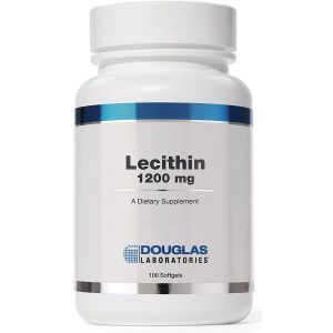Letsitiin, letsitiin, Douglas Laboratories, 1200 mg, 100 kapslit