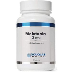 Melatoniin, melatoniin, Douglas Laboratories, toetab une/ärkveloleku tsükleid, 3 mg, 60 kapslit