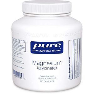 Magneesium (glütsinaat), puhtad kapslid, stress, uni, süda, närvid, lihased ja ainevahetus, 180 kapslit