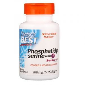 Фосфатидилсерин (Phosphatidylserine), Doctor's Best, 100 мг, 60 кап. (Default)