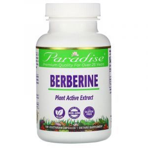 Берберин, Berberine, Paradise Herbs, 180 вегетарианских капсул
