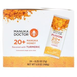 Мед манука 20+ с куркумой, Manuka Honey, Manuka Doctor, 24 пакетика по 7 г (Default)