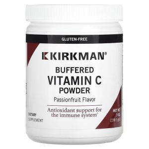 Витамин С, буферизованный порошок, Buffered Vitamin C Powder, Kirkman Labs, со вкусом маракуйи, 198,5 г