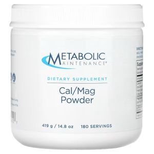 Кальций и магний порошок,  Cal/Mag Powder, Metabolic Maintenance, 419 г
