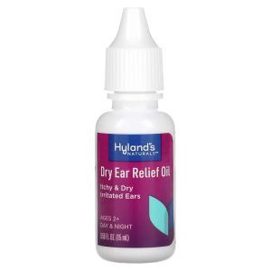 Масло от раздражения в ушах, Dry Ear Relief Oil, Hyland's Naturals, для детей от 2 лет, 15 мл