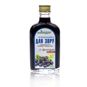 Phyto siirup meega "Blueberry for vision", Phyto siirup meega, Apiproduct, 200 ml.