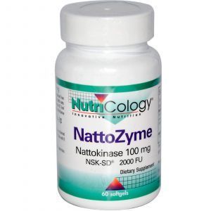 Наттокиназа, Nutricology, 100 мг, 60 капсул
