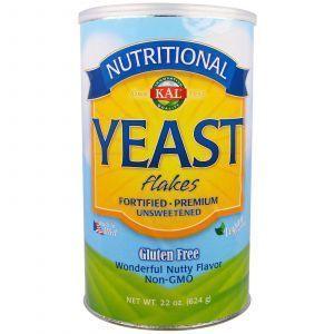 Дрожжи хлопьями несладкие, Yeast Flakes, KAL, 624 г