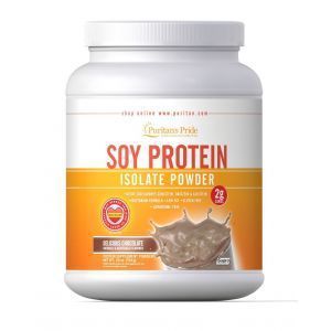 Соевый протеин, Soy Protein Isolate, Puritan's Pride, порошок, вкус шоколаду, 793 
