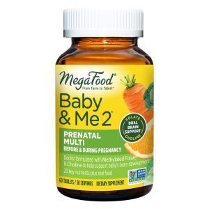 Витамины для беременных 2, Baby & Me 2, MegaFood, 60 таблеток