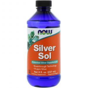 Гидрозоль серебра (коллоидное серебро), Silver Sol, Now Foods, 237 м
