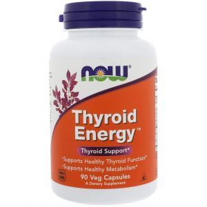 Для щитовидной железы, Thyroid Support, Now Foods, 90 капс