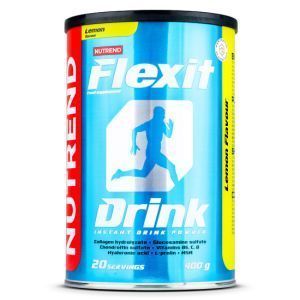 Хондропротектор, Flexit Drink, Nutrend, поддержка суставов, лимон, 400 г

