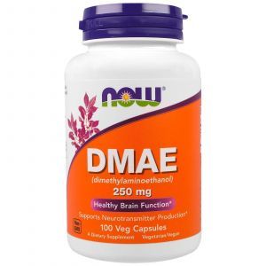 DMAE (Диметиламиноэтанол), Now Foods, 250 мг, 100 капс