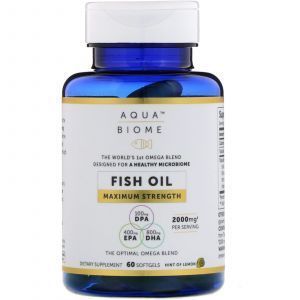 Рыбий жир, максимальная сила, Fish Oil, Maximum Strength, Enzymedica, 60 гелевых капсул